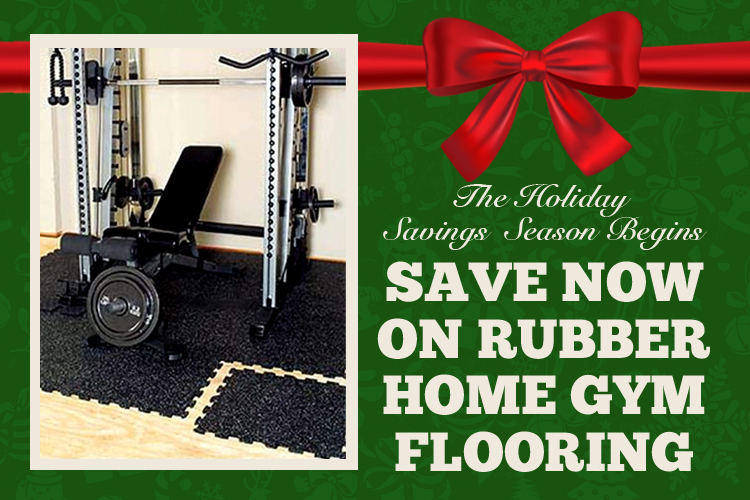 rubber home gym flooring